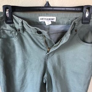 Light Green Skinny Jeans